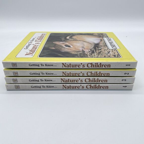 Lot of 4 Getting To Know... Nature's Children Books Volume 1-4 - Picture 3 of 6